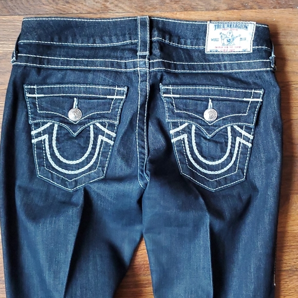 True Religion Dark Denim Jeans - Picture 6 of 9